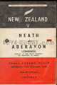 Neath and Aberavon v New Zealand 1953 rugby  Programme